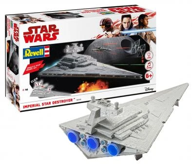 Revell Star Wars Imperial Star Destroyer Build And Play 1/4000 3 Revell Star Wars Imperial Star Destroyer Build And Play 1/4000