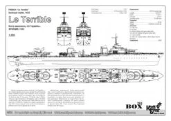 Le Terrible French Destroyer 1936 7 Le Terrible French Destroyer 1936 -Mini Welt Verkauf 3553 le terrible 1