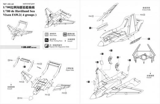 De Havilland Sea Vixen FAW.2 (x4) 4 De Havilland Sea Vixen FAW.2 (x4) – Bild 2