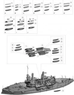 Iowa USS 1898 -Mini Welt Verkauf 7045 06