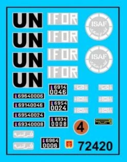 ACE VBL French Light Armored Vehicle 7,62 MG 11 ACE VBL French Light Armored Vehicle 7,62 MG -Mini Welt Verkauf ace72420decal