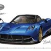 Aoshima Pagani Huayra Pacchetto Tempesta -Mini Welt Verkauf aos05599 0