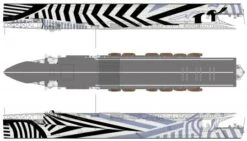 HMS Argus 1918 - The First British Aircraft Carrier -Mini Welt Verkauf argusww1kammo