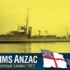 HMS Anzac, Destroyer Leader 1917 -Mini Welt Verkauf bs70632 anzac