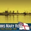 HMS Mary Rose, M-class Destroyer 1915 -Mini Welt Verkauf bs70644 mary rose
