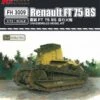 Renault FT 75 BS Tank (2 Kits Included) -Mini Welt Verkauf fh3009box