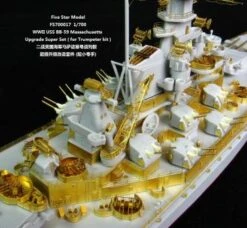 USS Massachusetts Super Set For Trumpeter -Mini Welt Verkauf fs700017 12