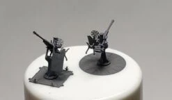 1/350 IJN Type96 25mm Single AA Gun (late) With Shield -Mini Welt Verkauf ijn35002 2