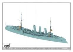 SMS Danzig, German Light Cruiser, 1907 -Mini Welt Verkauf is70524 danzig 011