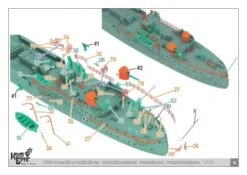 SMS Undine, German Light Cruiser, 1904 -Mini Welt Verkauf is70653 undine 4