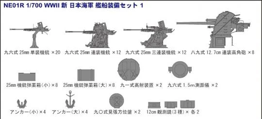 NEO Equipment For Japanese Navy Ships WWII (1)R 3 NEO Equipment For Japanese Navy Ships WWII (1)R