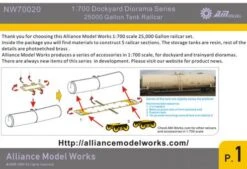 25.000 Gal Tank Railcar -Mini Welt Verkauf nw70020 4