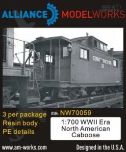 WWII Era North American Caboose (x3)