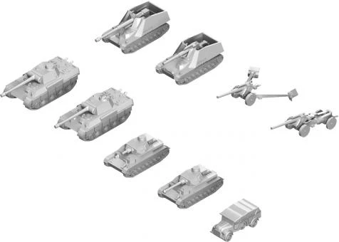 1/700 WWII German Military Vehicle Set 2 4 1/700 WWII German Military Vehicle Set 2 – Bild 2