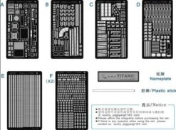 Rainbow RMS Titanic Upgrade Set (for Academy 14402) -Mini Welt Verkauf rb7020 2