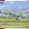 AJ-37 Viggen Strike Fighter -Mini Welt Verkauf sh72378 aj 37