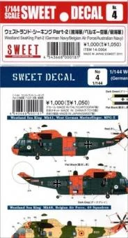 SWEET 1/144 Westland Sea King Part. 2 (Ger / Belgium / Aust. Navy)