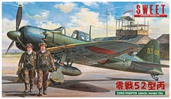 SWEET 1/144 Zero Fighter A6M5c Model 52c Hei